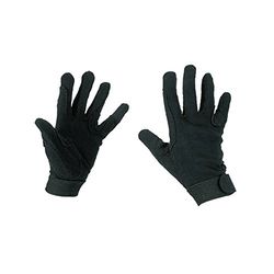 Agritura Guanti da equitazione in cotone jersey, nero (XS) – A15383