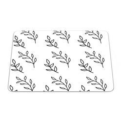 Bonamaison, Tapis de Souris Rectangle Imprimé Numériquement, Fond Antidérapant, pour Bureau et Maison, Taille: 22x18cm