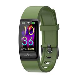CGGA M8 Män Kvinnor Smart Band Stegräknare Armband Stegräknare Armband Fitness PEG EKG Smart Armbandsur Vattentät (Färg: Grön)