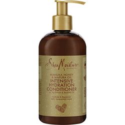 SheaMoisture com mel de Manuka e óleo de Mafura condicionador hidratação intensa, para cabelos secos e danificados 384 ml