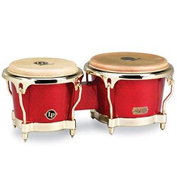 LP Latin Percussion Bongo LP794V-ARG Galaxy Fibreglass Fausto Cuevas III Signature 7 Inch + 8 1/2 Inch