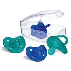 Chicco Sucette en silicone Chicco PhysioForma 16-36 mois, 4 pièces - Silicone doux et délicat, Soutient la Respiration Physiologique et Favorise le Bon Développement de la Bouche, bleu et vert