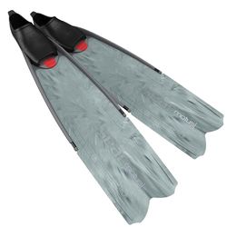SEAC Motus, Pinne Lunghe per Immersioni, apnea e Pesca Subacquea ricreativa e da Gara, Grigio, 41/42