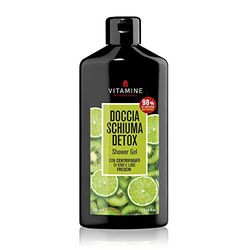 Vitamine Douche Mousse Detox 400 - avec Centrifugés de Kiwi et de citron vert frais