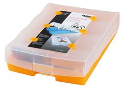 HAN 9988-613, CROCO 2-6-19 System flashcard file. The vocabulary learning system that helps you remember by reinforcing what you've already learnt, translucent orange