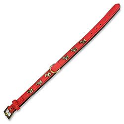 Arquivet 8435117802568 halsband leder hond rood 2 x 45 cm