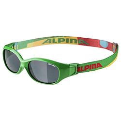 ALPINA Unissexo - crianças, FLEXXY Kids óculos de sol, Green-Puzzle Gloss, One Size