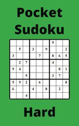 Green Pocket Sudoku Book, 9x9 Puzzles, 250 Pages, 5x8