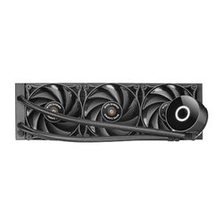 Vloeistofkoeling, 360 mm, drie ventilatoren, efficiënte pomp, compatibel met meerdere sokkels, elegant zwart design