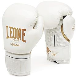 LEONE 1947, Luvas de boxe edição branca, unissexo para adulto, branco, 16 OZ, GN059