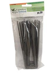 VERDELOOK Picchetti fermaprato zincati per prato artificiale in confezioni da 20pcs