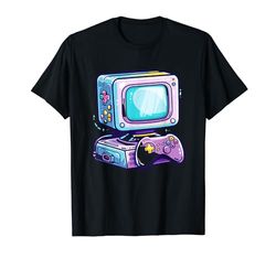 Gaming PC Juegos de ordenador estilo cómic Camiseta