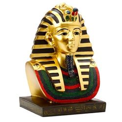 Puckator ES25 Buste de Toutankhamon Or/Vert/Rouge, Unique