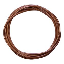 cyclingcolors Guaina Cavo Bici Teflon 5mm Filo Freno Cambio Bicicletta MTB Corsa Strada, Marrone, 3m