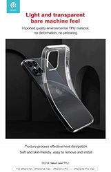 Devia Beschermhoes van siliconen, extra dun, 0,5 mm, transparant, voor iPhone 12 Pro Max