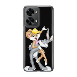 ERT GROUP mobiel telefoonhoesje voor Oneplus NORD 2T 5G origineel en officieel erkend Looney Tunes patroon Lola i Bugs 001 aangepast aan de vorm van de mobiele telefoon, hoesje is gemaakt van TPU
