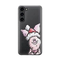 ERT GROUP mobiltelefonfodral för Samsung S23 PLUS originalt och officiellt licensierat Disney mönster Winnie the Pooh & Friends 027 anpassad till formen på mobiltelefonen, gedeeltelijk transparant