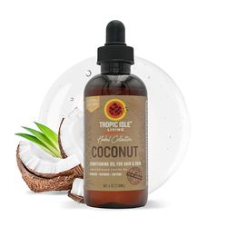 TROPICAL ISLE LIVING HERBAL COLLECTION COCONUT JAMAICAN BLACK CASTOR OIL 118ML