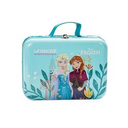 Lip Smacker Boîte à Lunch Frozen Tin, Ensemble Maquillage Tout-en-un pour Enfants avec Maquillage pour Visage, Lèvres et Ongles avec Accessoires Inclus pour un Look de Princesse