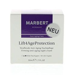 Marbert Lift 4 Age Protection Crema Viso da Notte Anti-Age, Donna, 50 ml