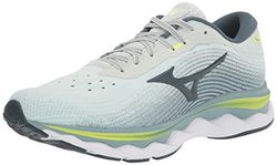 Mizuno Wave Sky 5 sneakers för män, Blå påfågel blå, 44.5 EU