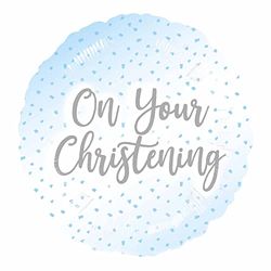 Christening Foil Boy