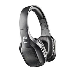 NGS ARTICA WRATH BLACK - Supra-aurale draadloze koptelefoon, compatibel met Bluetooth-technologie, ingebouwde microfoon, 10 uur batterijduur, Zwarte kleur