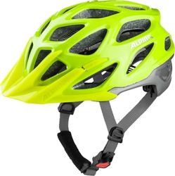 ALPINA MYTHOS 3.0 - Lichte en goed geventileerde fietshelm voor volwassenen – Aanpasbare helm met antibacteriële kussens voor optimaal comfort en bescherming, be visible-silver gloss, 57-62 cm