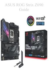 ASUS ROG Strix Z690 Guide: E Gaming WiFi 6E LGA 1700(Intel 12th Gen)ATX gaming motherboard(PCIe 5.0,DDR5,2.5 Gb LAN,Thunderbolt 4,5xM.2,1xPCIe 5.0 ... M.2 Card,Front panel USB 3.2 Gen 2x2 Type-C)