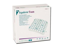 3M Tegaderm™ Foam voor tracheostomie, 9 x 9 cm, niet klevend, van polyurethaanschuim, 10 stuks