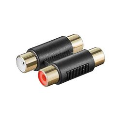 Wentronic A 181 G - kabel-interface / adapter (2xRCA 2x RCA vrouwelijk, zwart)