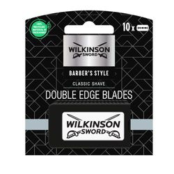 WILKINSON SWORD - Stile da barbiere per uomo | Doppio bordo | Lame di sicurezza in acciaio inossidabile premium | 10 ricariche per lame di rasoio