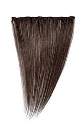 American Dream Human Hair Quick-Fix Clip-In Extensions 18-inch Chestnut Brown