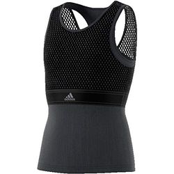 adidas Camiseta Tirantes G, Maglietta Bambina, Nero, 164 (13/14 Años)