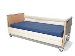 NRS Healthcare Bumpers for Wooden Bed Rails with Two Bars - Set