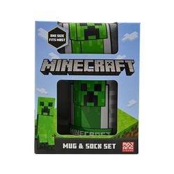 HOX Minecraft Creeper Mug & Sock Gift Set
