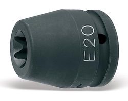 Beta 728FTX E20 3/4" Drive Impact Socket, voor Torx Head schroeven