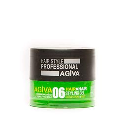 AGIVA Hair Gel 700ML 06 Ultra Strong Wet, Nero, Standard