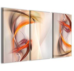 Stampe su Tela Afbeelding II Elegant design, modern canvas uit 3 panelen, reeds ingelijst, canvas, klaar om op te hangen, 90 x 60 cm