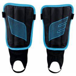 Erima Unisex-Jeugd Flex Guard Ergono scheenbeschermers (7212404), curaçao/zwart, XS
