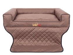 Hobbydog R2 Royal Hondenmand, bed/bank, geschikt voor kofferbak, 100 x 80 cm, lichtbruin