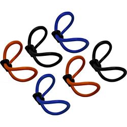 Tatonka Unisex - volwassenen siliconen straps set 6 stuks band, assortiment, 9 cm