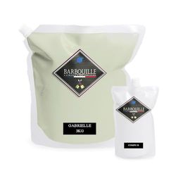 BARBOUILLE - Bar-Resina Gribouille - Resina epossidica Bi-Componenti - Effetto Opaco - Pittura Parete, Soffitto, Legneria, Piastrelle e Metallo - Lavandabile - COV A+ - Made in France - 2,5 L