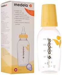 Medela Biberão de alimentação de fluxo médio, sem BPA, 250 ml