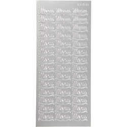 Creativ Stickers, Silver, One Size