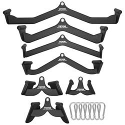 VEVOR Biceps optrekstang LAT unisex volwassenen, zwart, 88,539 22,5 cm