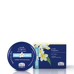 Helan, Monoi de Tahiti - Scrub Corpo Esfoliante e Levigante Profumato al Cocco Fissa e Prolunga Abbronzatura Rendendola Omogenea e Luminosa, Gel Esfoliante Corpo Antimacchia per Pelle Morbida, 200 ml