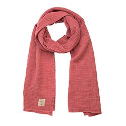 Lässig 1531007611 Muslin Nursing Scarf 64 x 210 cm rosenträ, rosa, 250 g