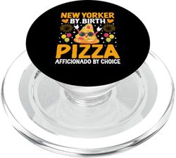 Pizza neoyorquina por nacimiento Aficionado por elección PopSockets PopGrip para MagSafe