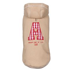 Bluza z kapturem dla psa, rozmiar 40, beżowy
